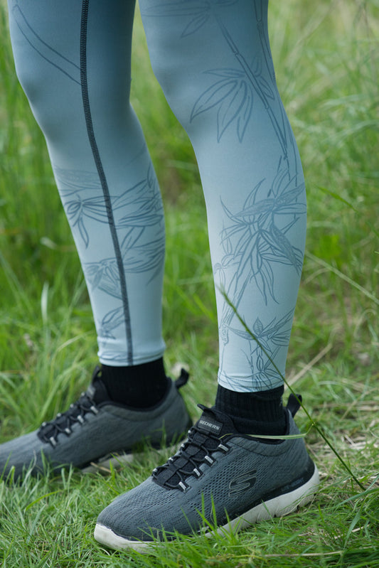 Bamboo BLUE-GREEN - Yoga Leggings