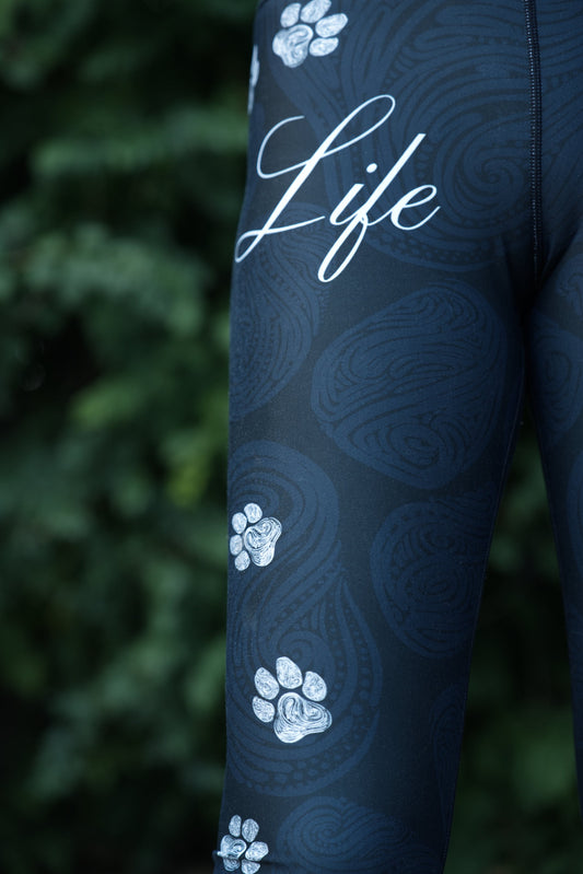 Paw Print Life - Yoga Leggings