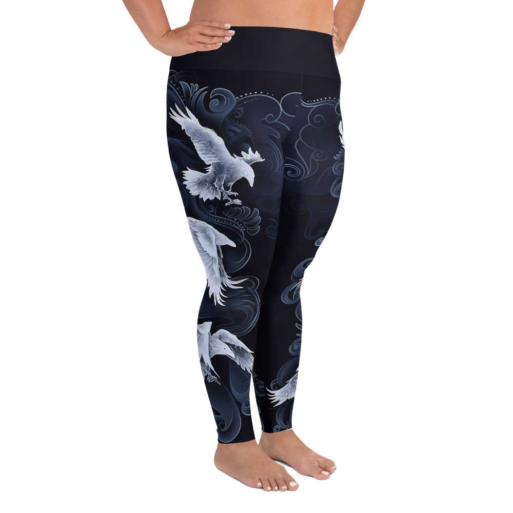 Raven - Plus Size - Yoga Leggings