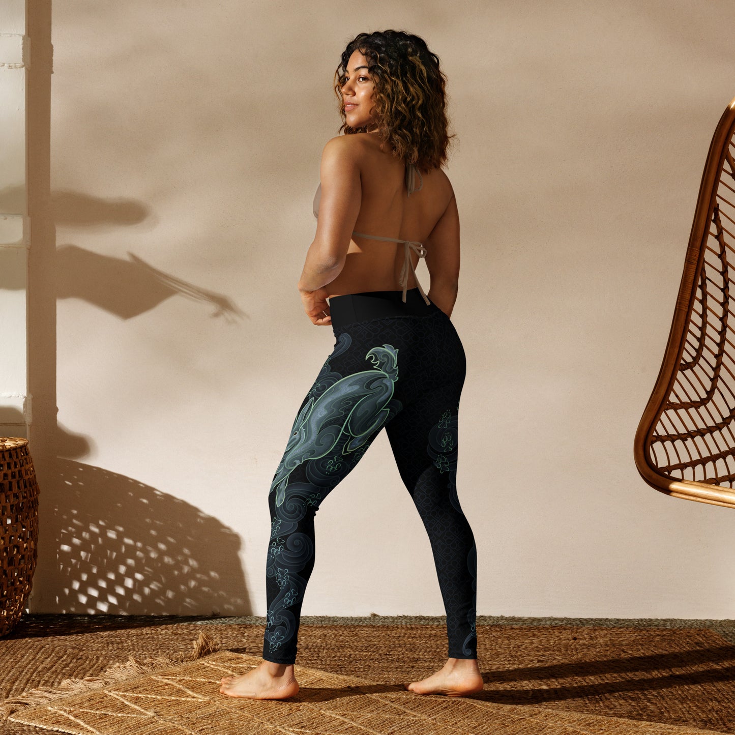 Zodiac Rabbit Pastel - Yoga Leggings