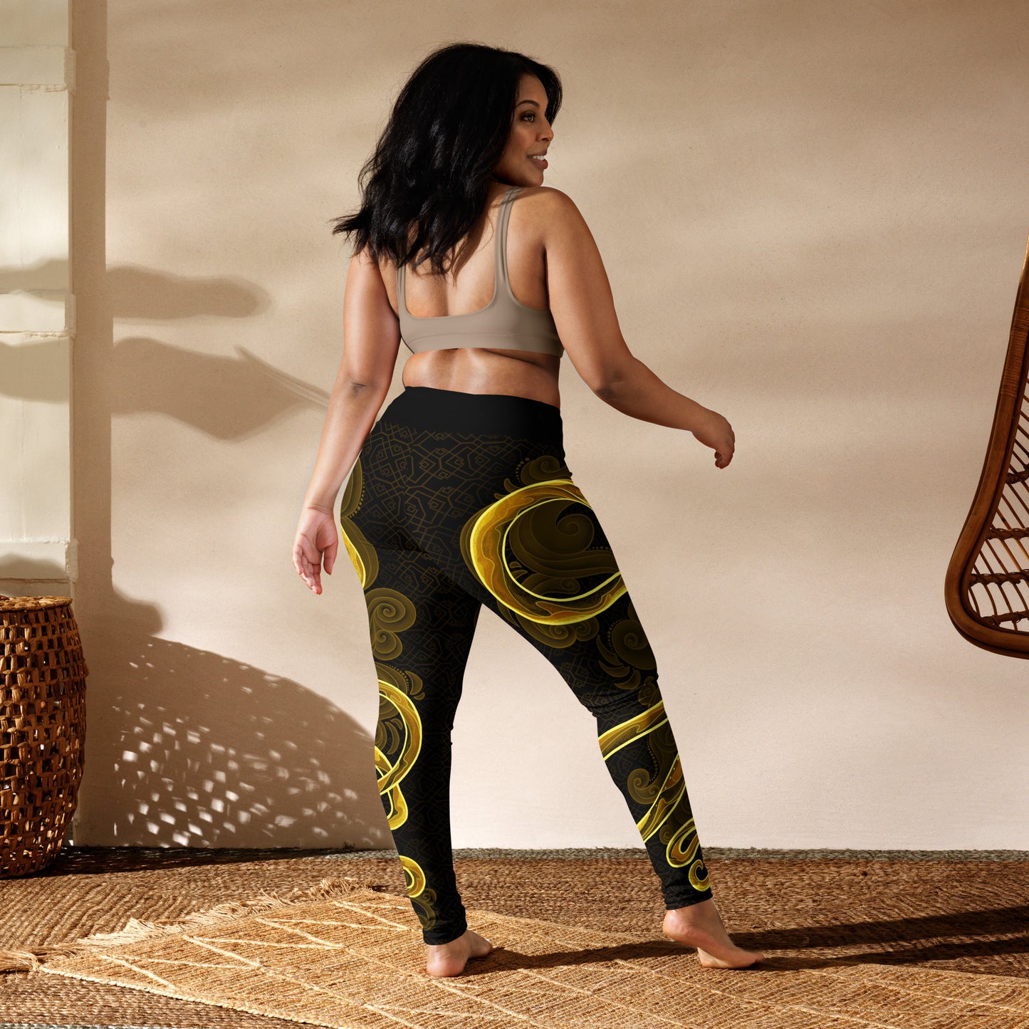 Zodiac Snake Bright - Yoga Leggings