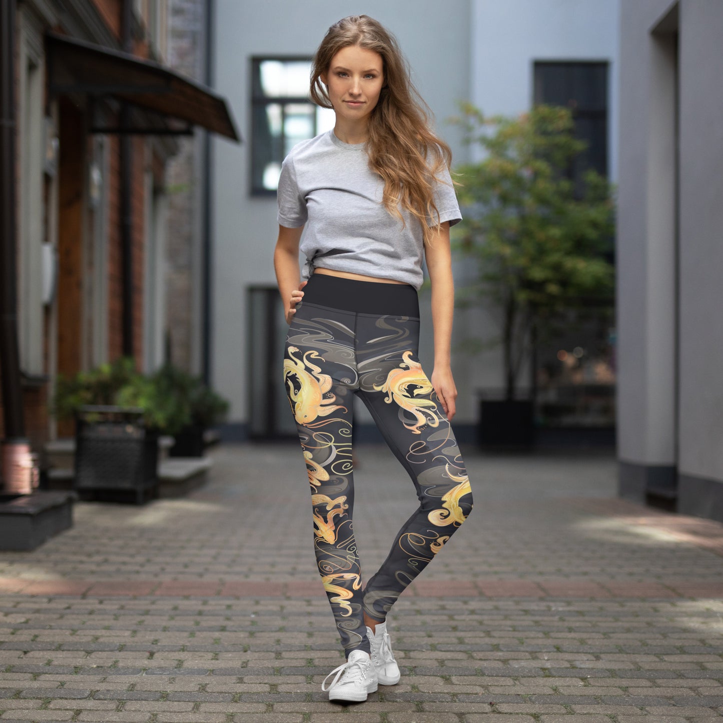 Koi Fish - Yoga Leggings