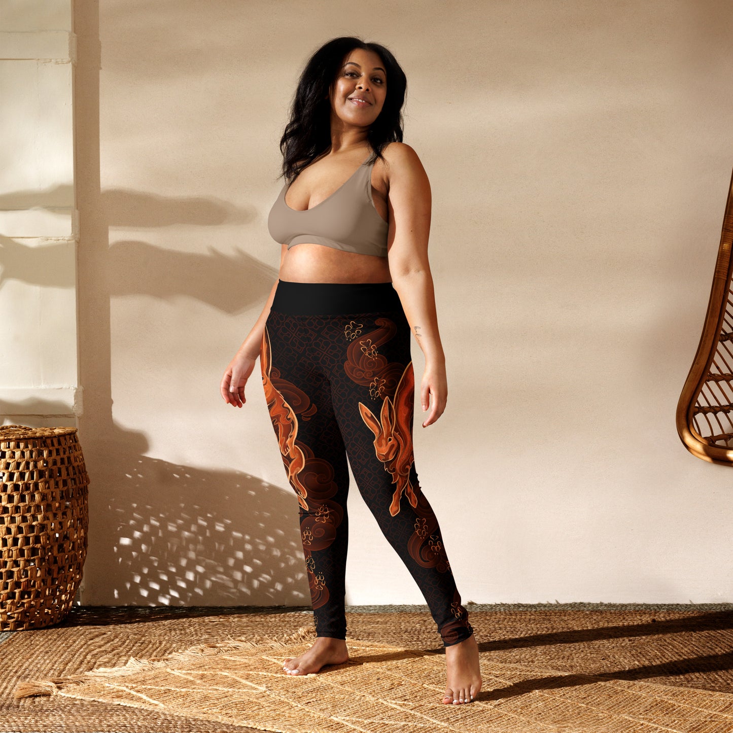 Zodiac Rabbit Bright - Yoga Leggings