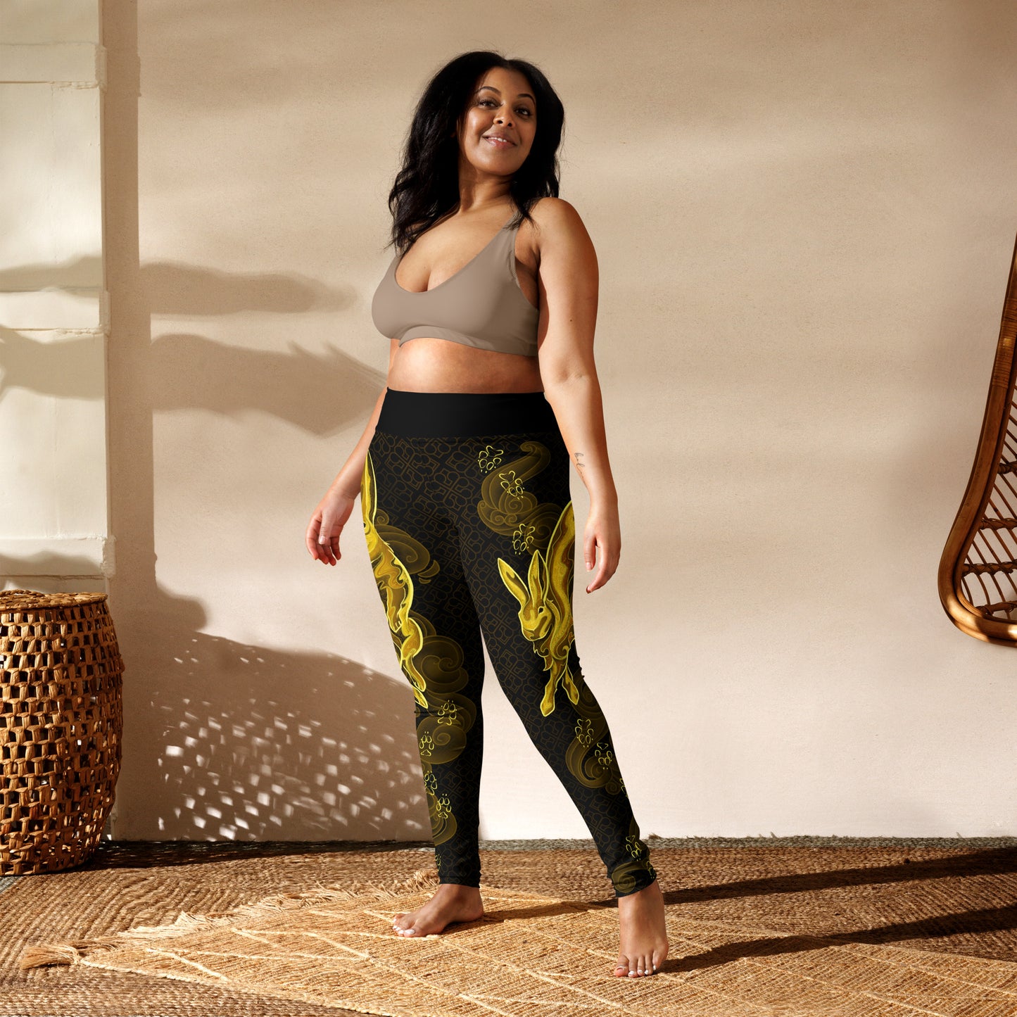 Zodiac Rabbit Bright - Yoga Leggings