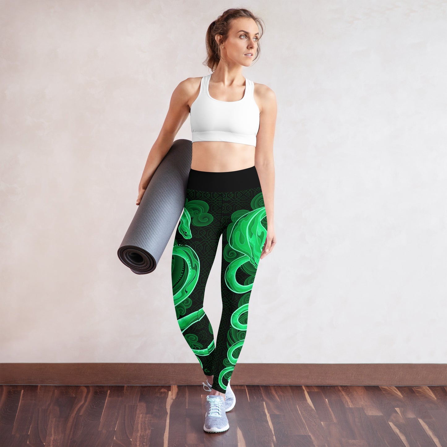 Zodiac Snake Bright - Yoga Leggings