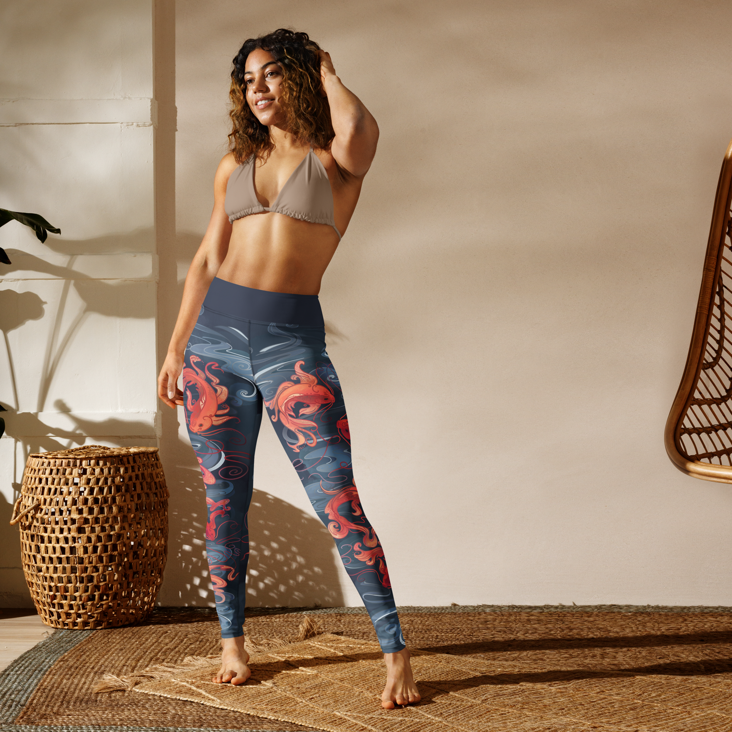 Koi Fish - Yoga Leggings