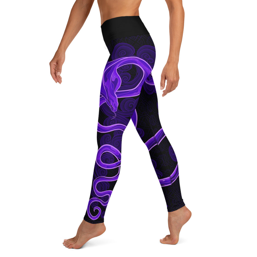 Zodiac Snake Bright - Yoga Leggings