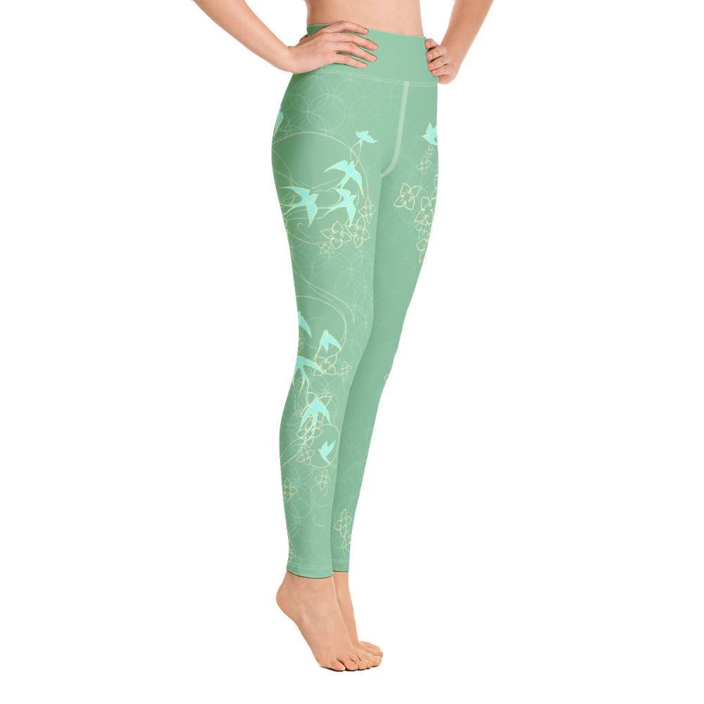 Swallows - Yoga Leggings