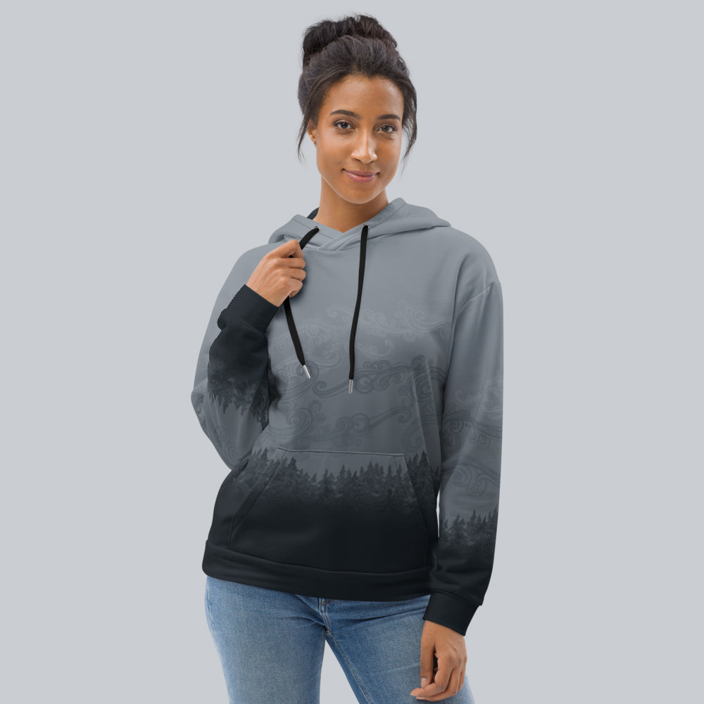 Dark Forest Mist - Unisex Pullover Hoodie