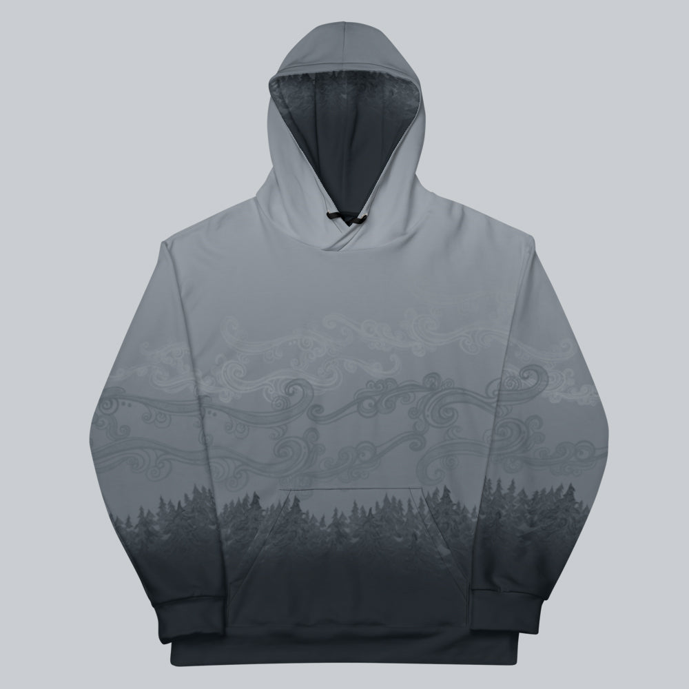 Dark Forest Mist - Unisex Pullover Hoodie