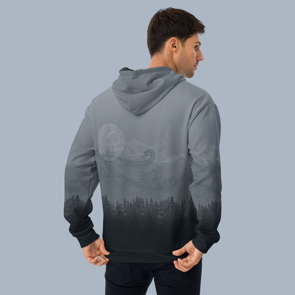 Dark Forest Mist - Unisex Pullover Hoodie