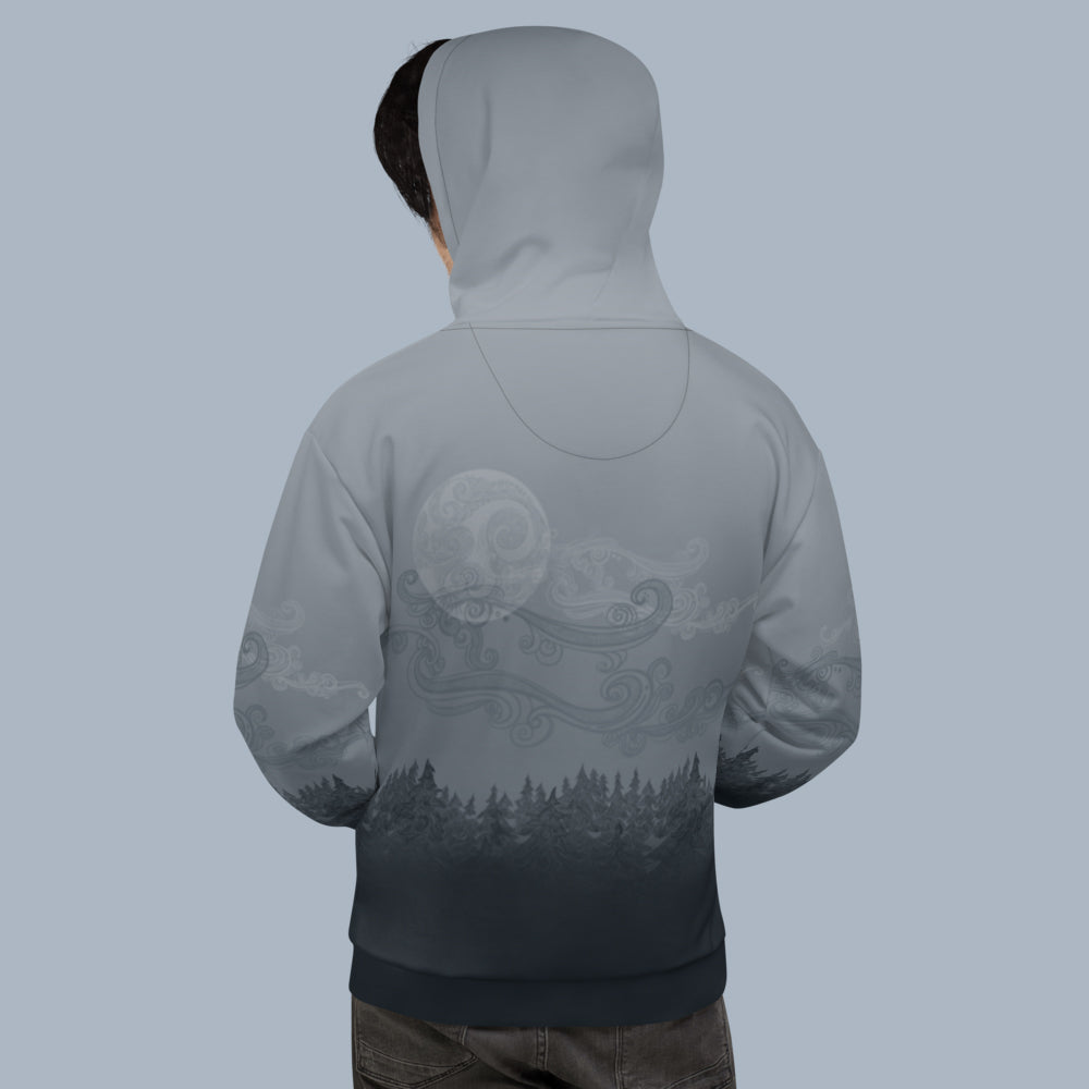 Dark Forest Mist - Unisex Pullover Hoodie