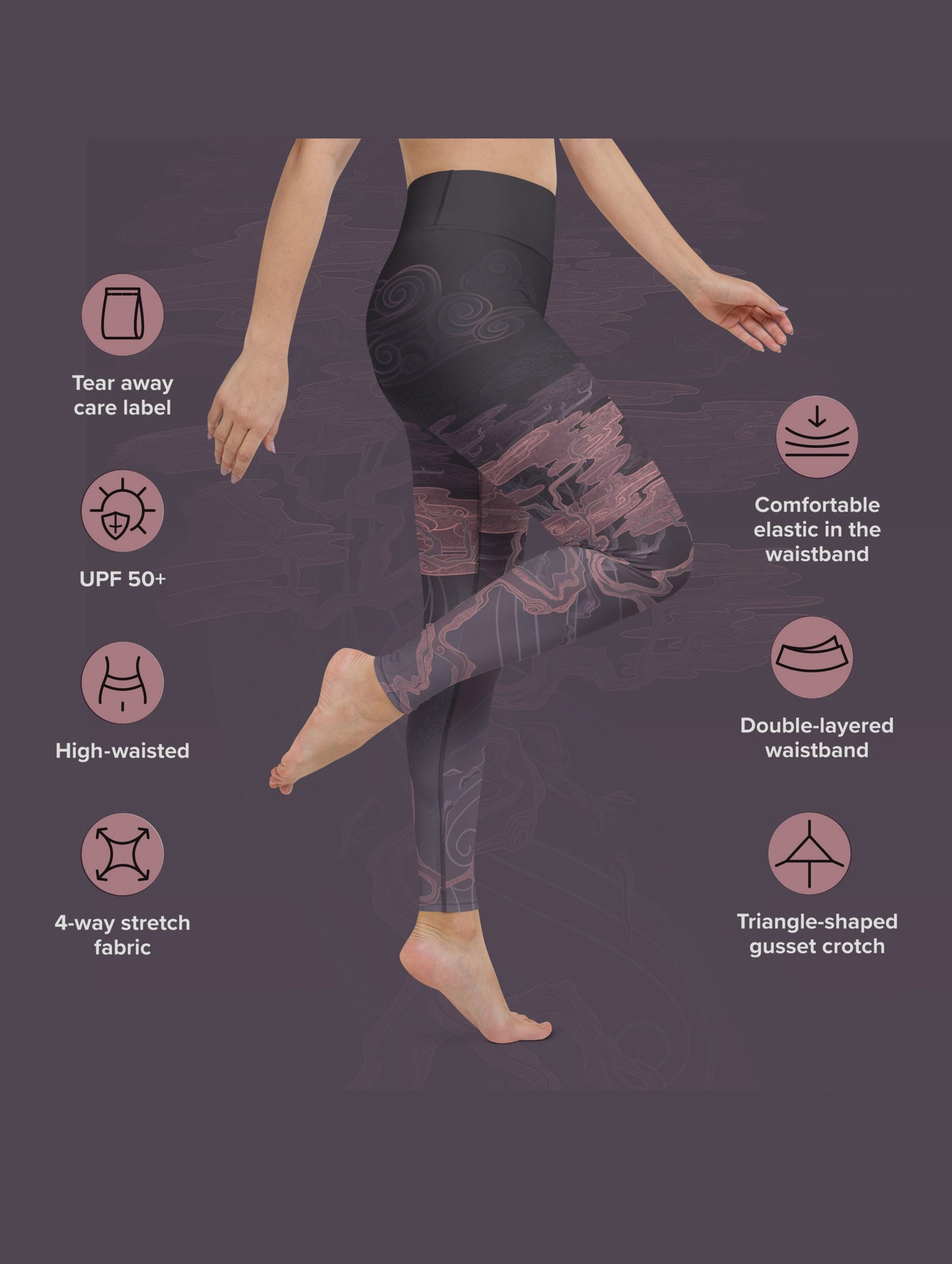 Cherry Blossom Trees - Yoga Leggings