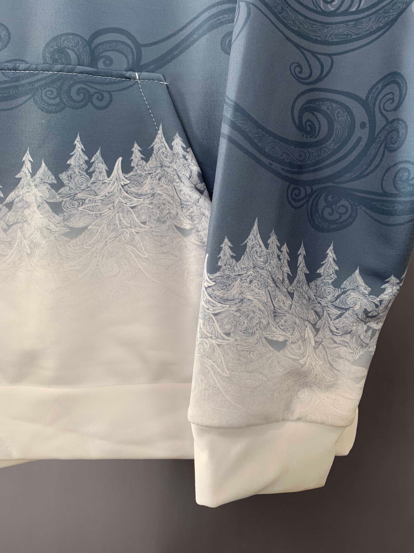 White Forest Mist - Unisex Pullover Hoodie