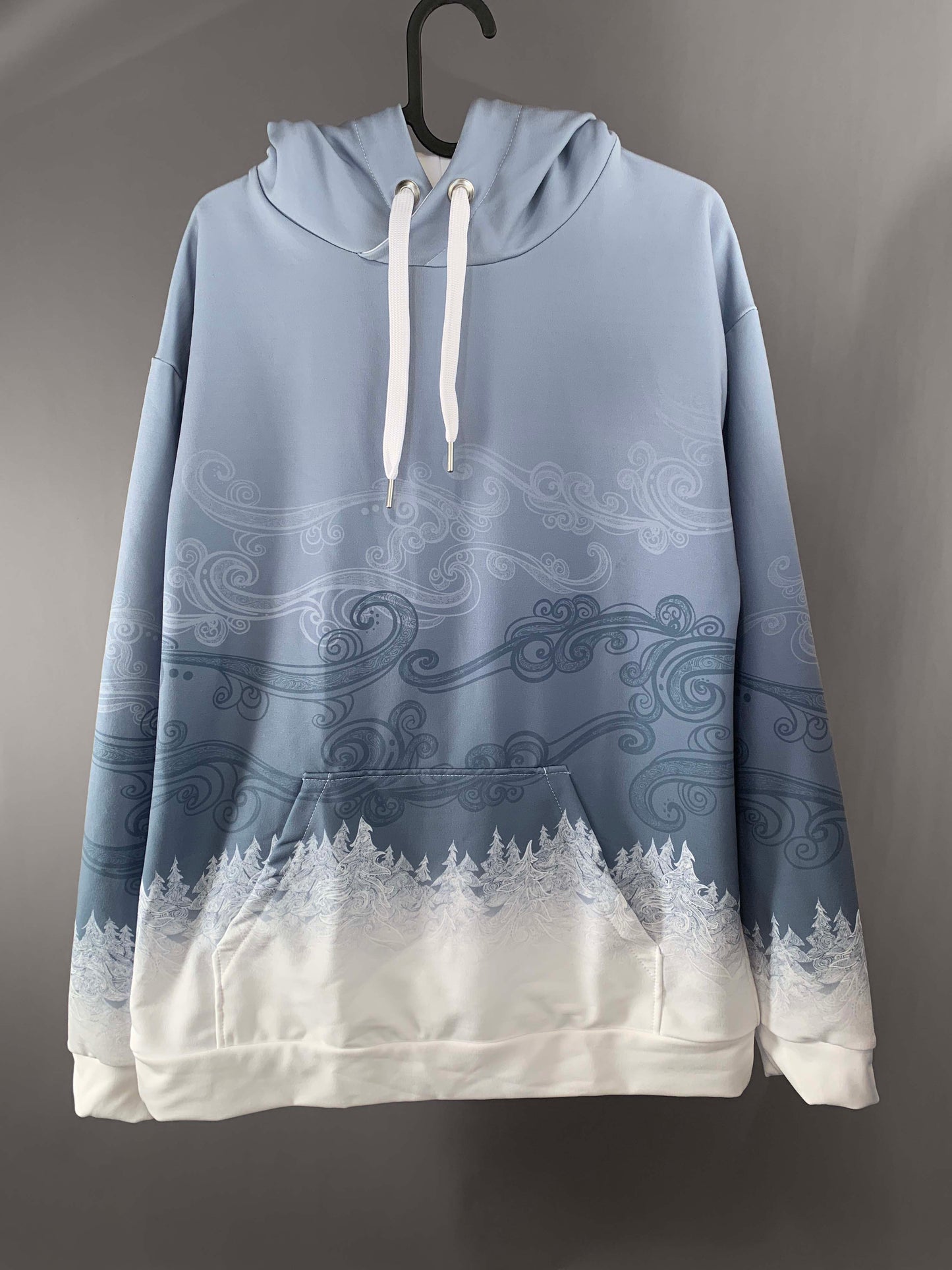 White Forest Mist - Unisex Pullover Hoodie