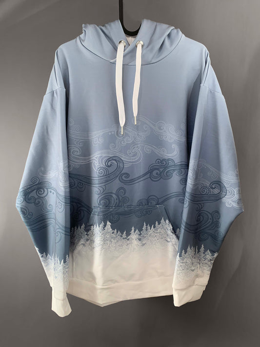 White Forest Mist - Unisex Pullover Hoodie