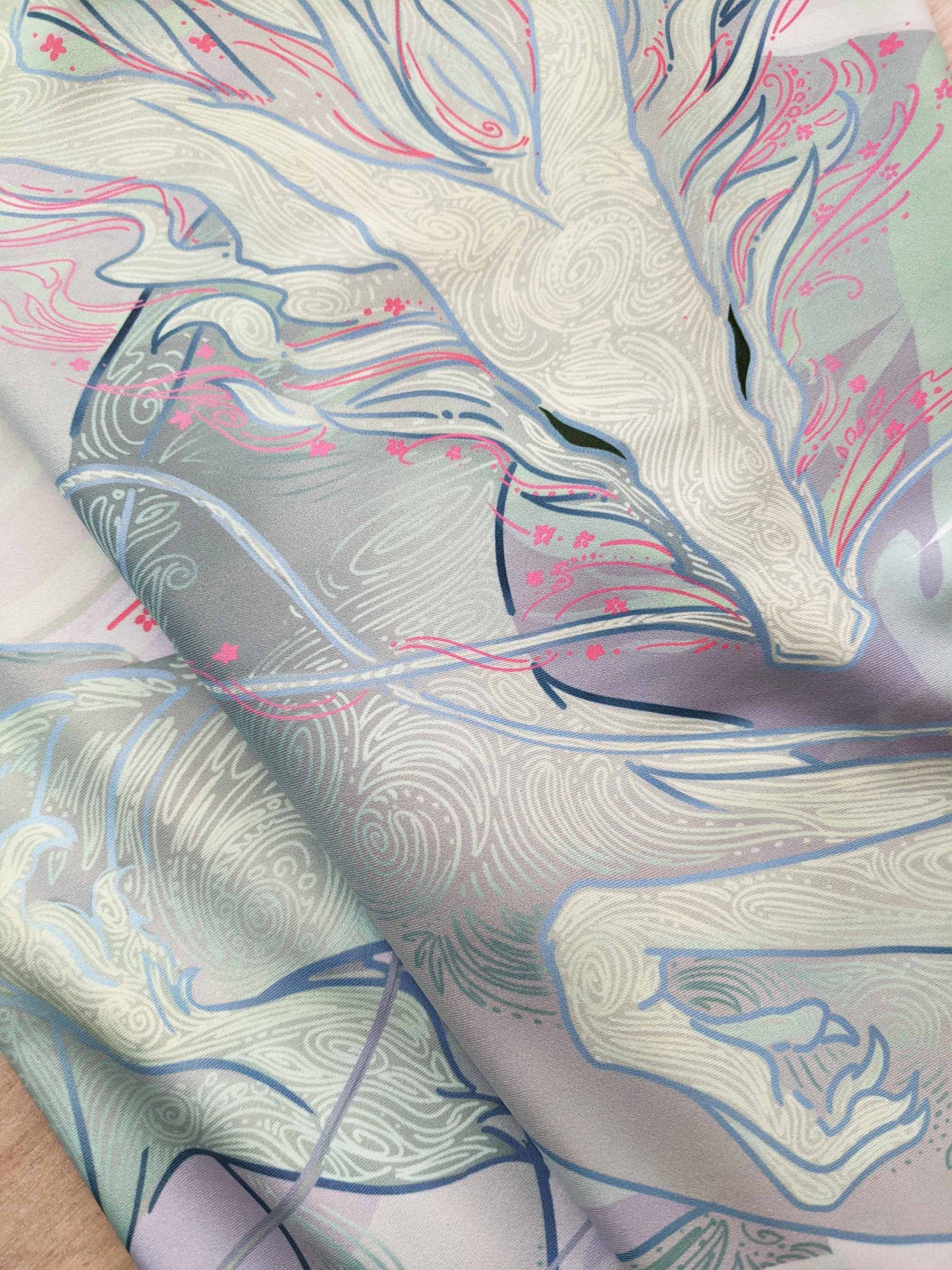 Cherry Blossom Dragon - Plus Size - Yoga Leggings