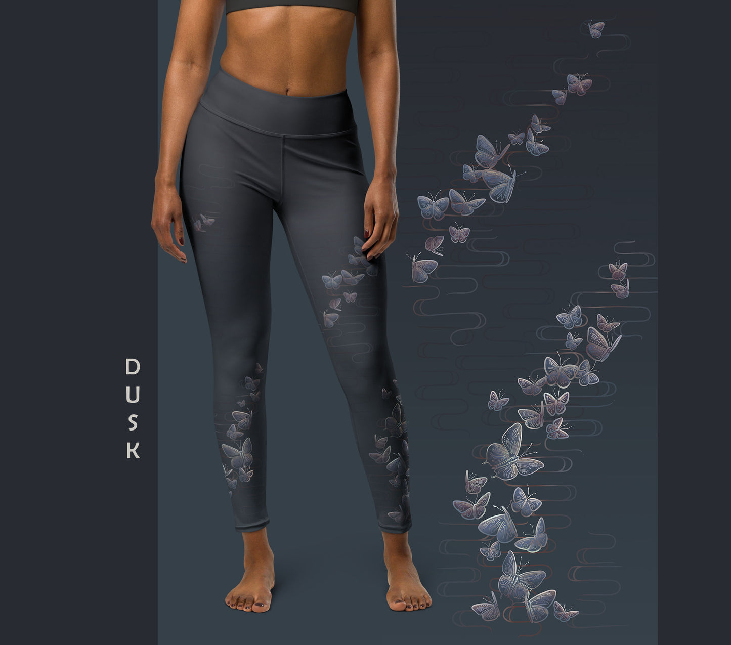 Spring Butterflies - Yoga Leggings