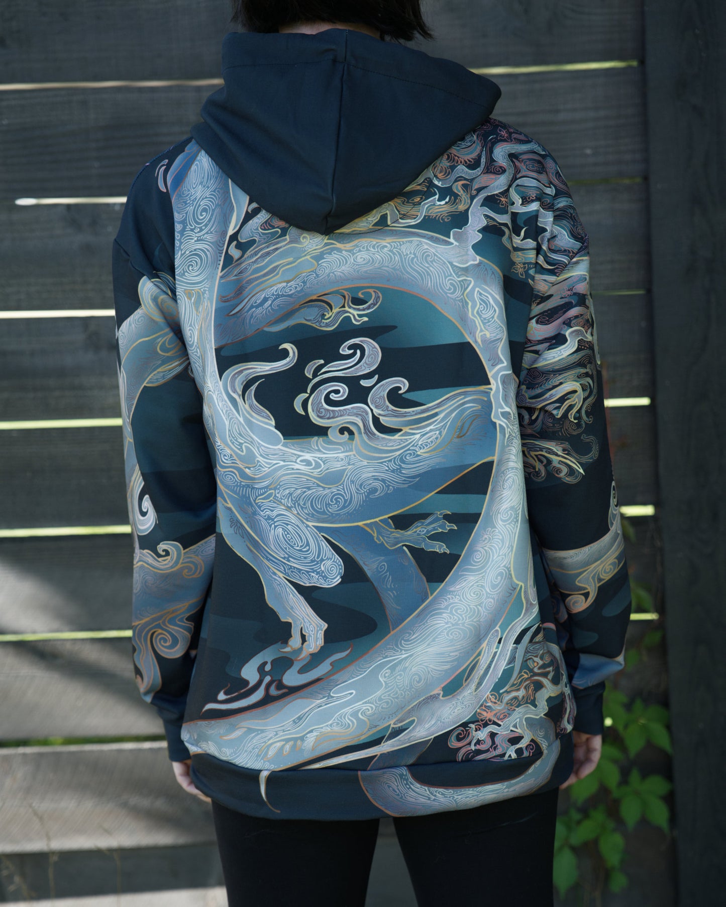 Chinese Dusk Dragon Pullover Hoodie