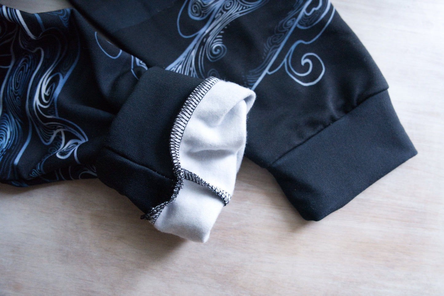 Chinese Silver Dragon Pullover Hoodie