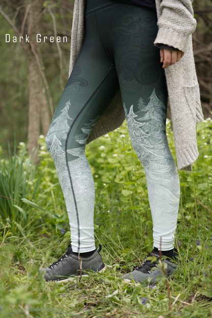 Forest Night - Yoga Leggings