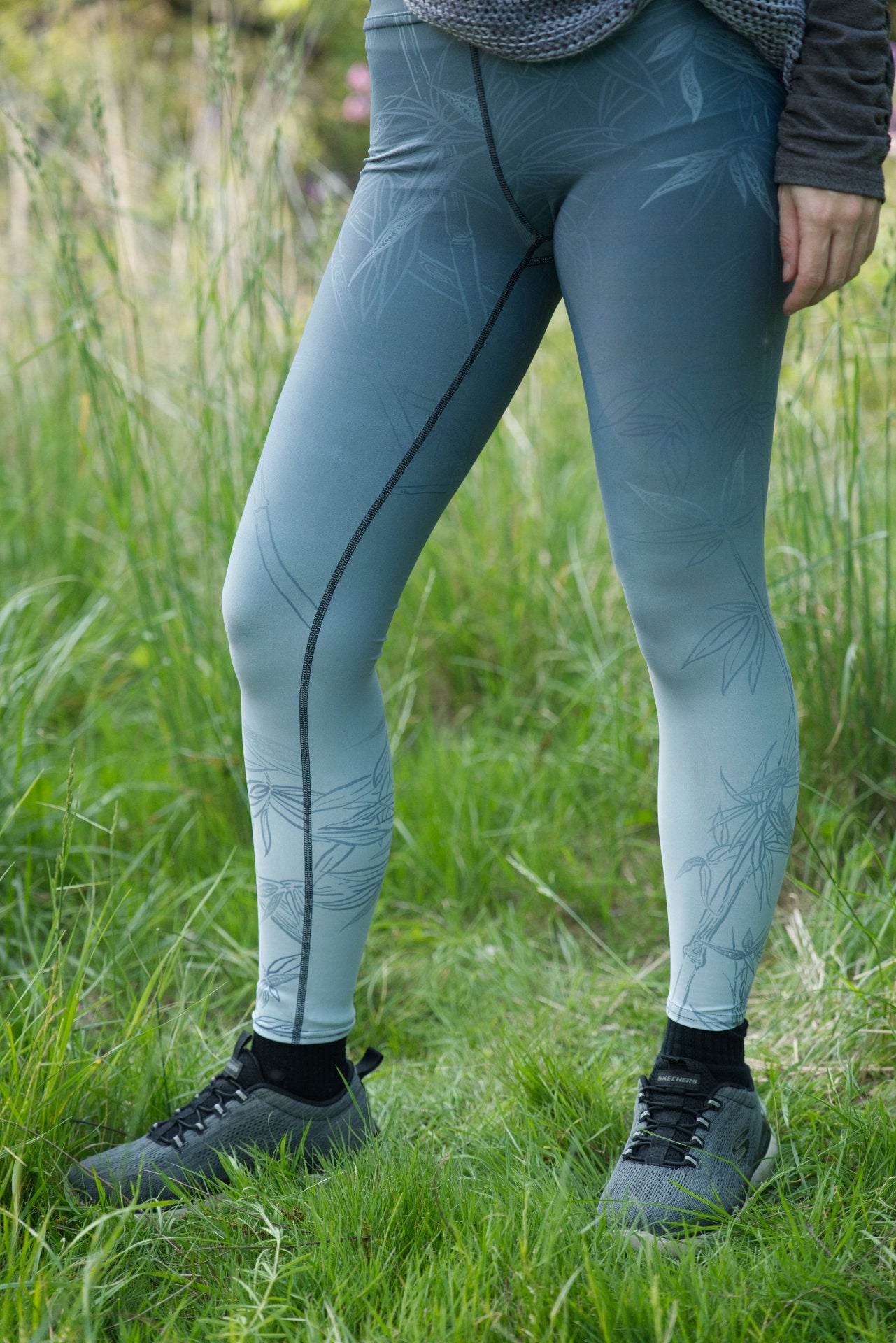 Bamboo BLUE-GREEN - Yoga Leggings