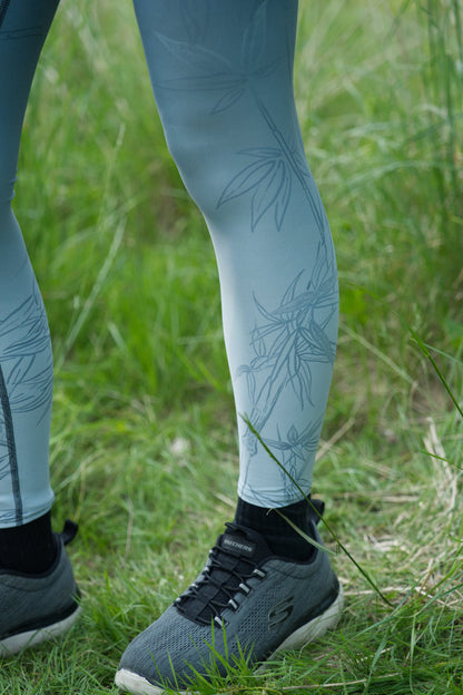 Bamboo BLUE-GREEN - Yoga Leggings