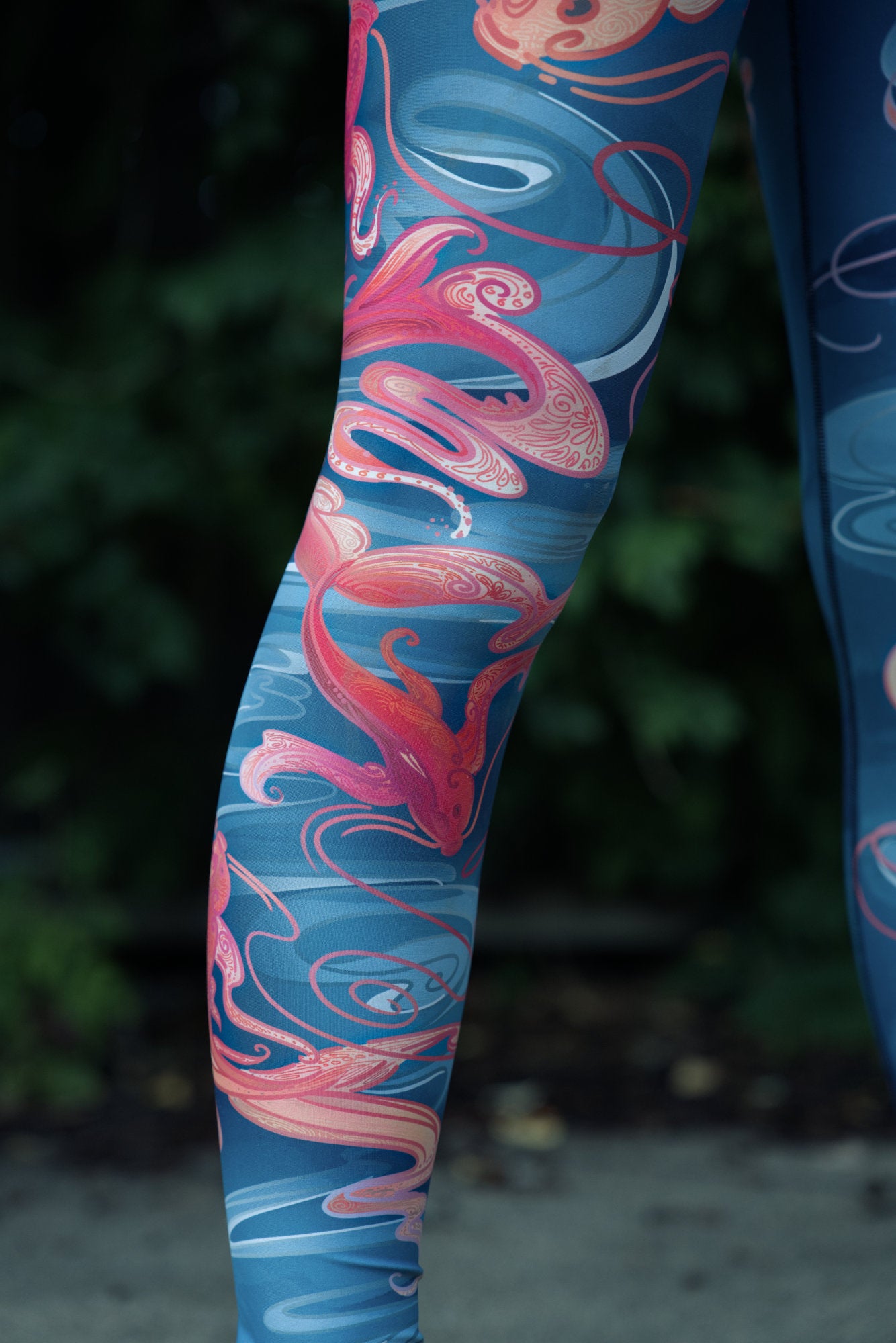 Koi Fish - Yoga Leggings