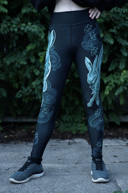 Zodiac Rabbit Pastel - Yoga Leggings