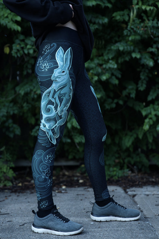 Zodiac Rabbit Pastel - Yoga Leggings