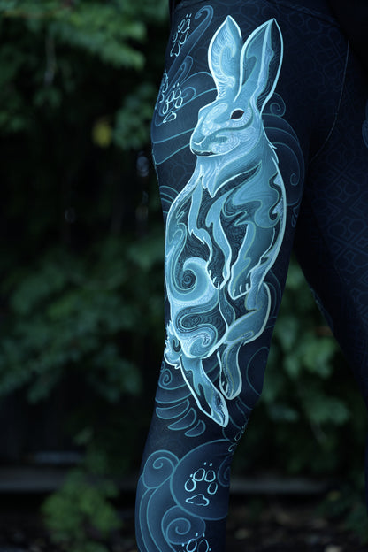 Zodiac Rabbit Pastel - Yoga Leggings
