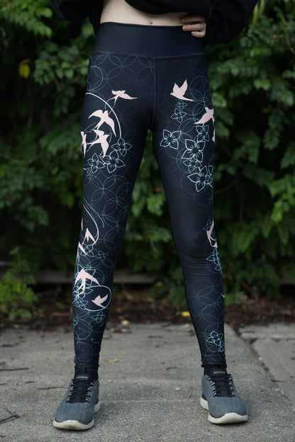 Swallows - Yoga Leggings