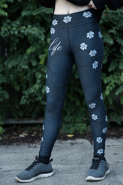Paw Print Life - Yoga Leggings