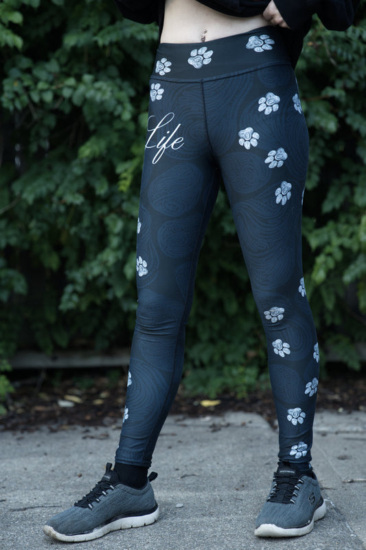 Paw Print Life - Yoga Leggings