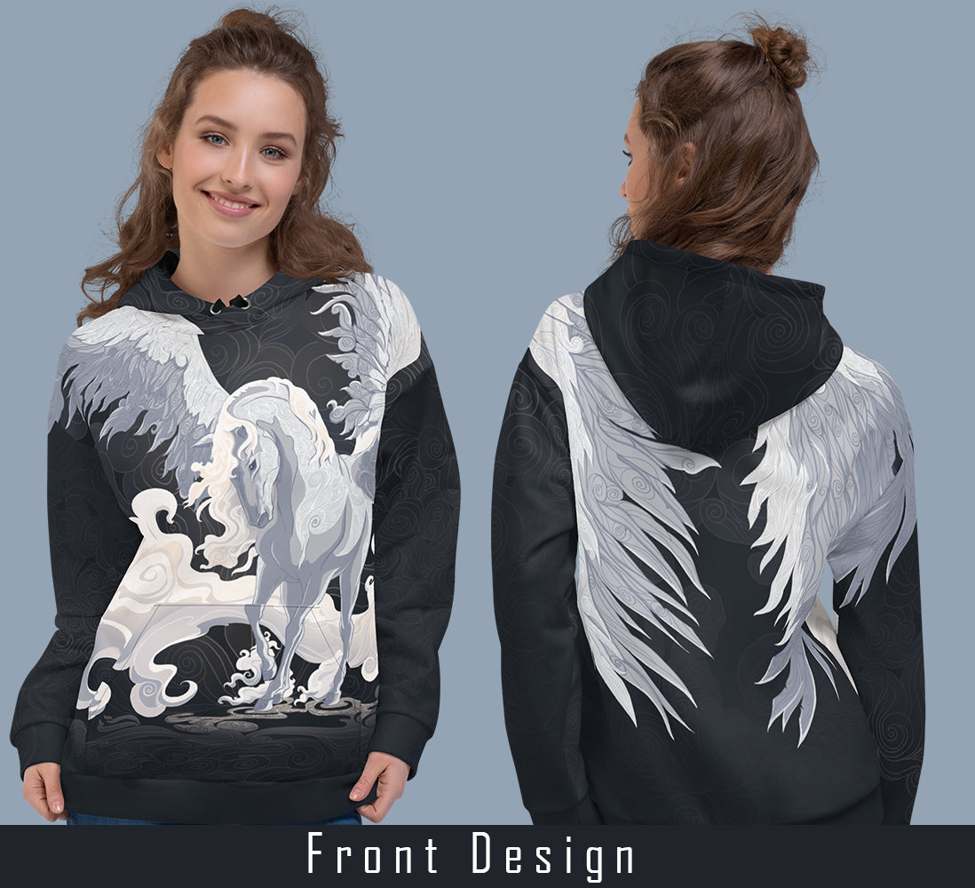 White Pegasus - Unisex Pullover Hoodie