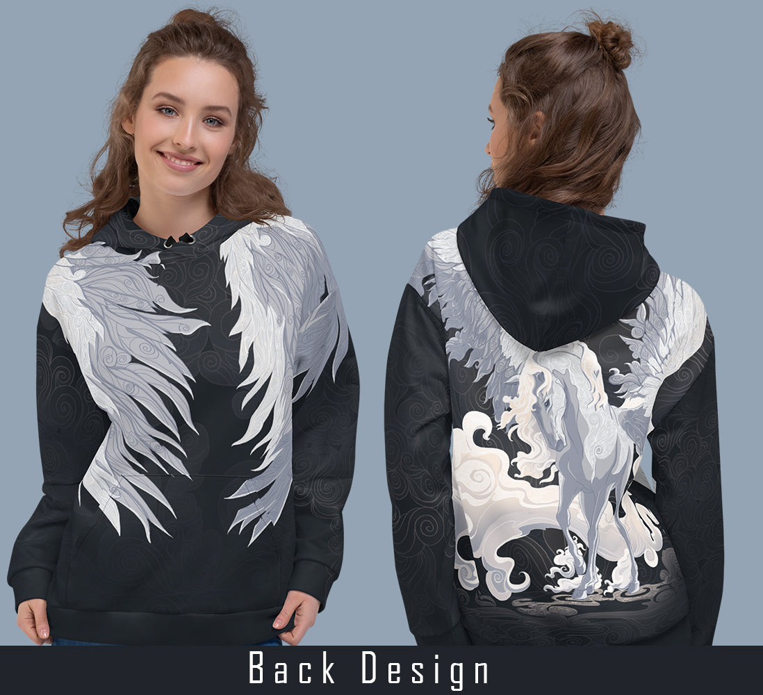 White Pegasus - Unisex Pullover Hoodie