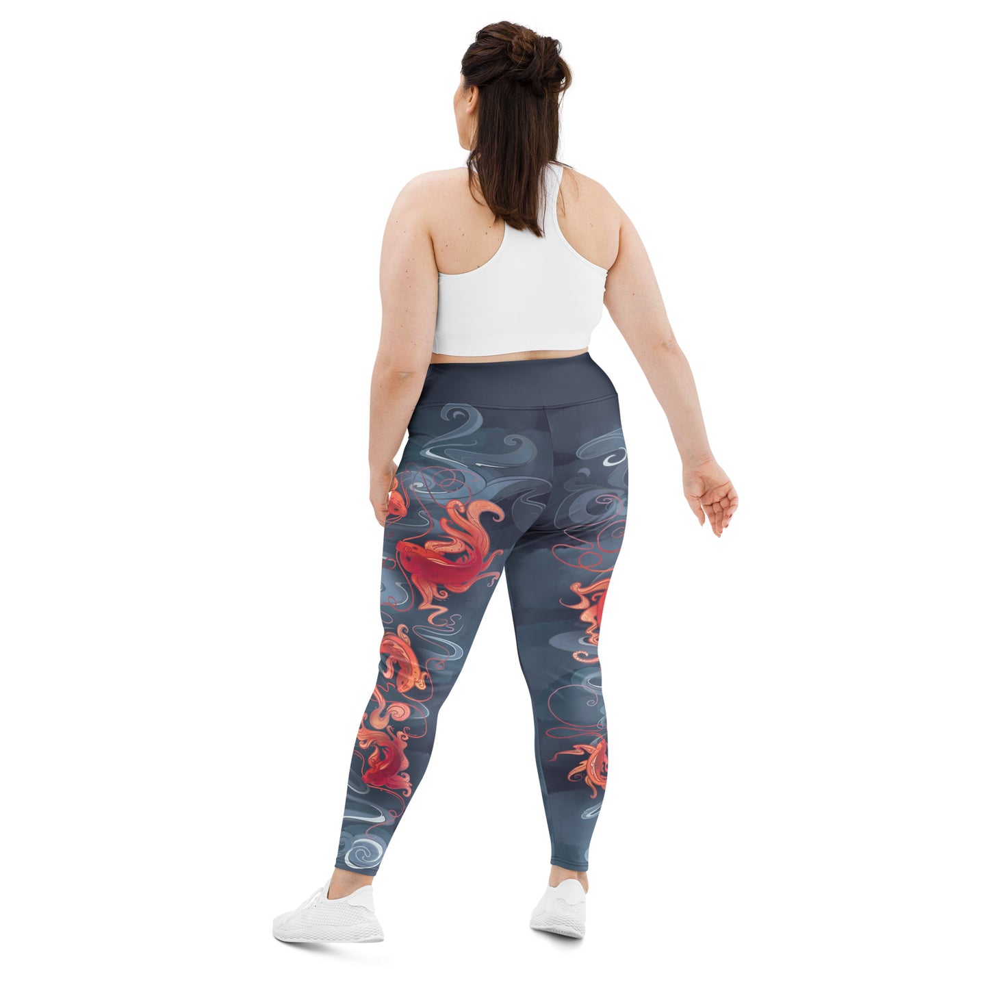Koi Fish - Plus Size - Yoga Leggings