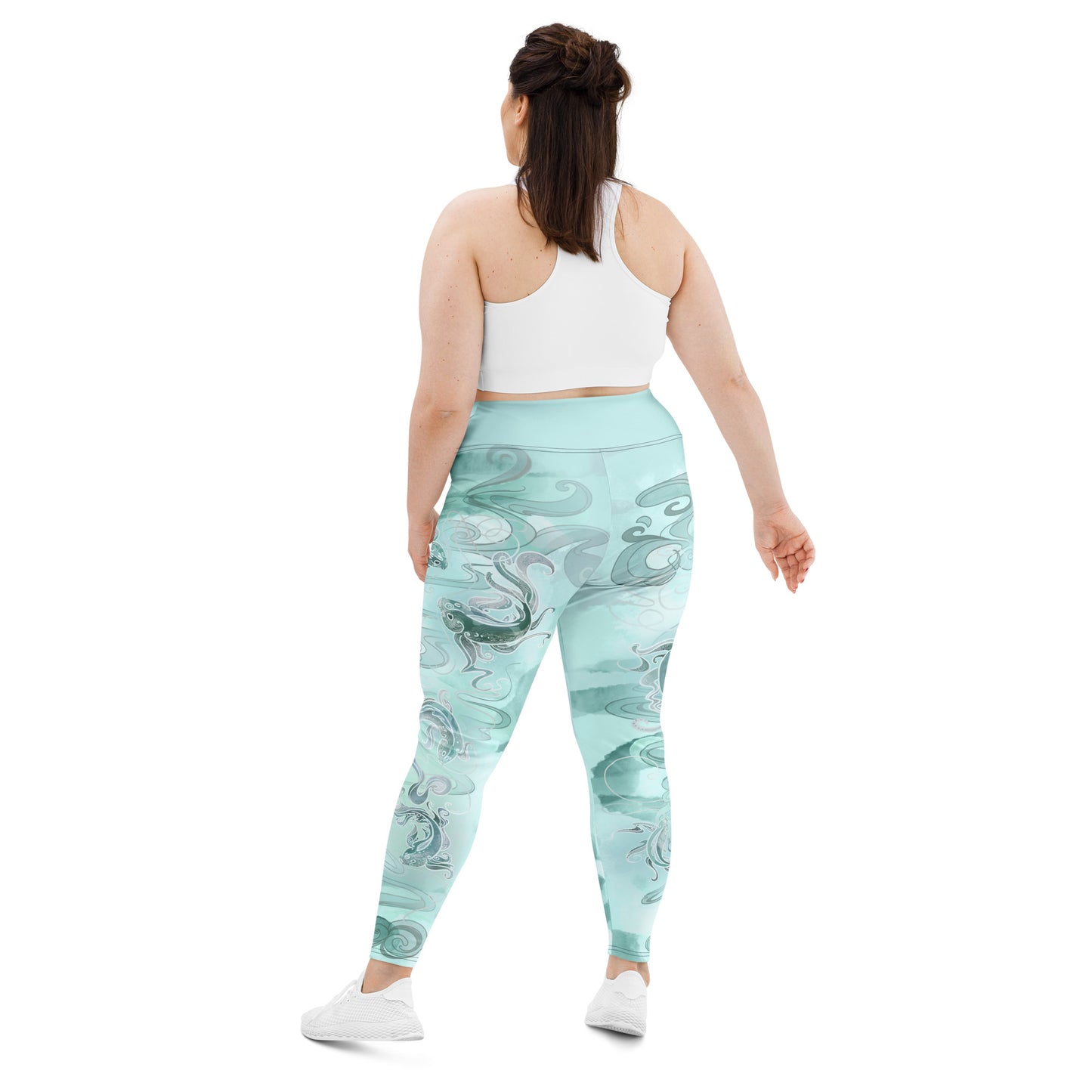 Koi Fish - Plus Size - Yoga Leggings