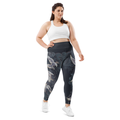Raven - Plus Size - Yoga Leggings