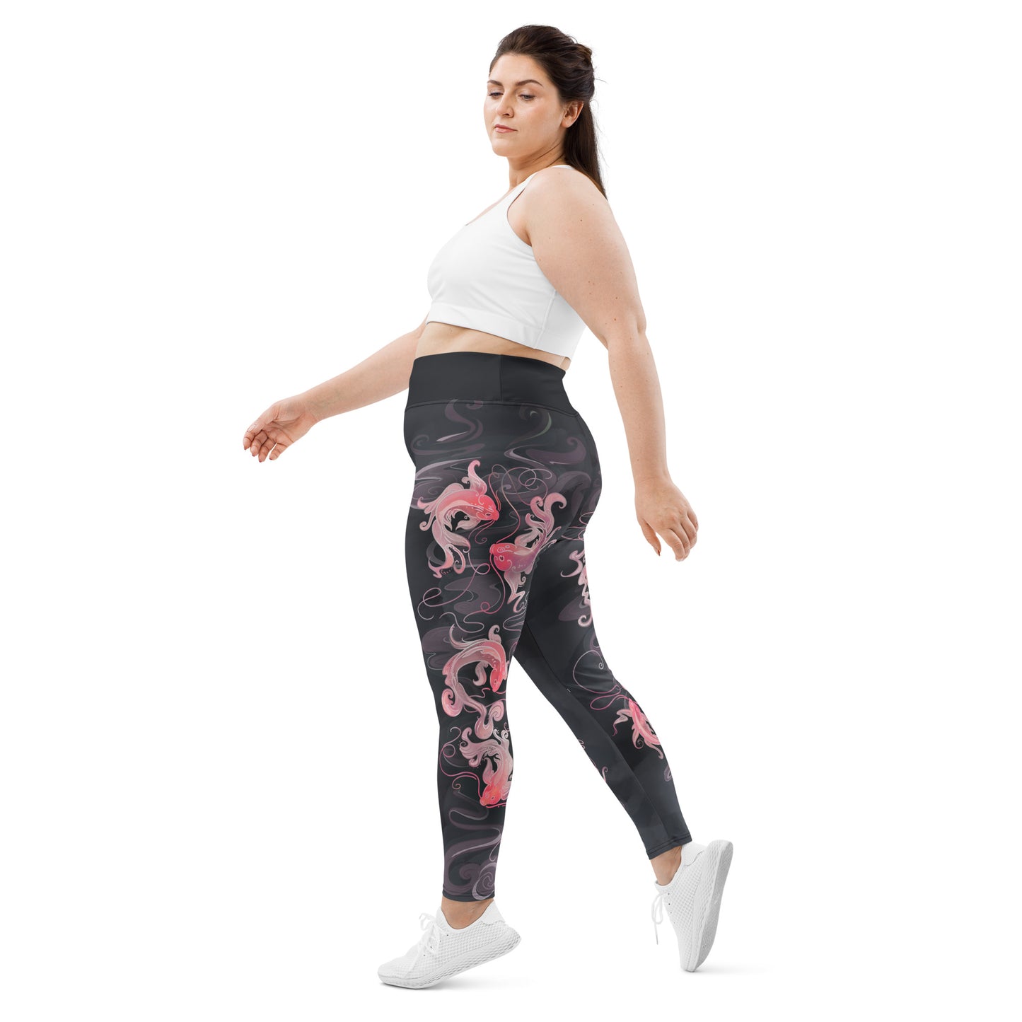 Koi Fish - Plus Size - Yoga Leggings