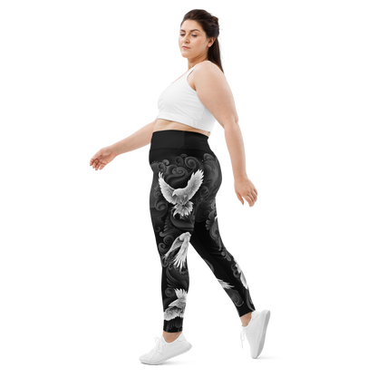 Raven - Plus Size - Yoga Leggings