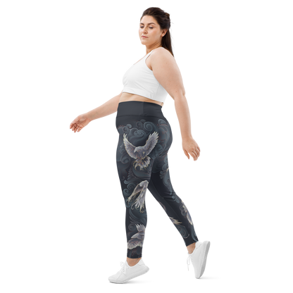 Raven - Plus Size - Yoga Leggings