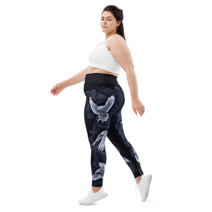 Raven - Plus Size - Yoga Leggings