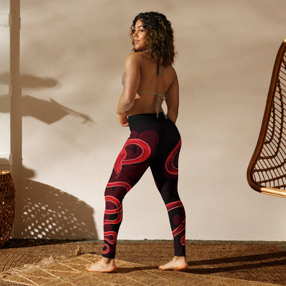 Zodiac Snake Bright - Yoga Leggings