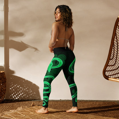 Zodiac Snake Bright - Yoga Leggings