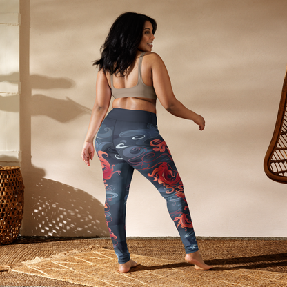 Koi Fish - Yoga Leggings