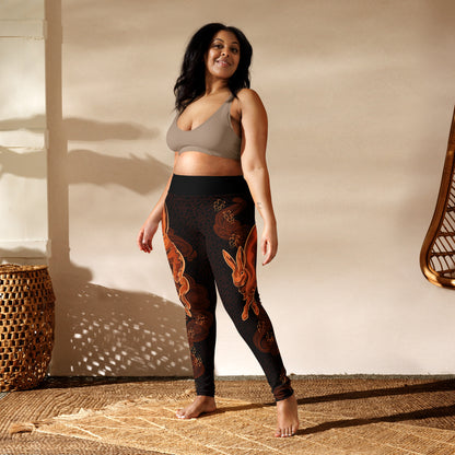 Zodiac Rabbit Bright - Yoga Leggings