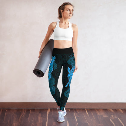 Zodiac Rabbit Bright - Yoga Leggings