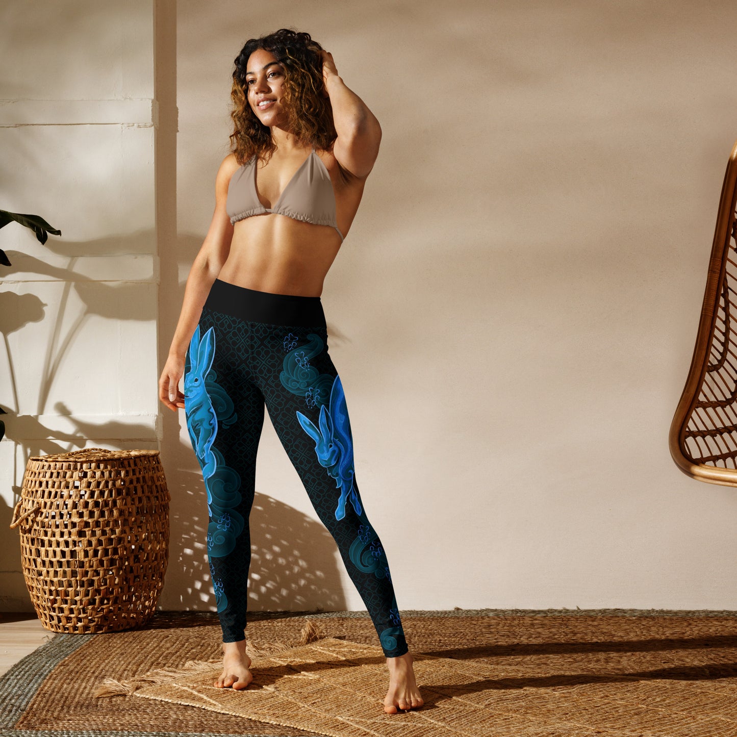Zodiac Rabbit Bright - Yoga Leggings
