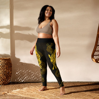 Zodiac Rabbit Bright - Yoga Leggings